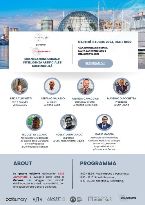 città, aumentate, innovazione, sostenibilità, Genova, futuro